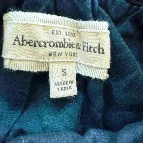 Abercrombie & Fitch Vintage Embroidered Romper Crochet RN75604 AMF 143154 Small - Picture 7 of 9